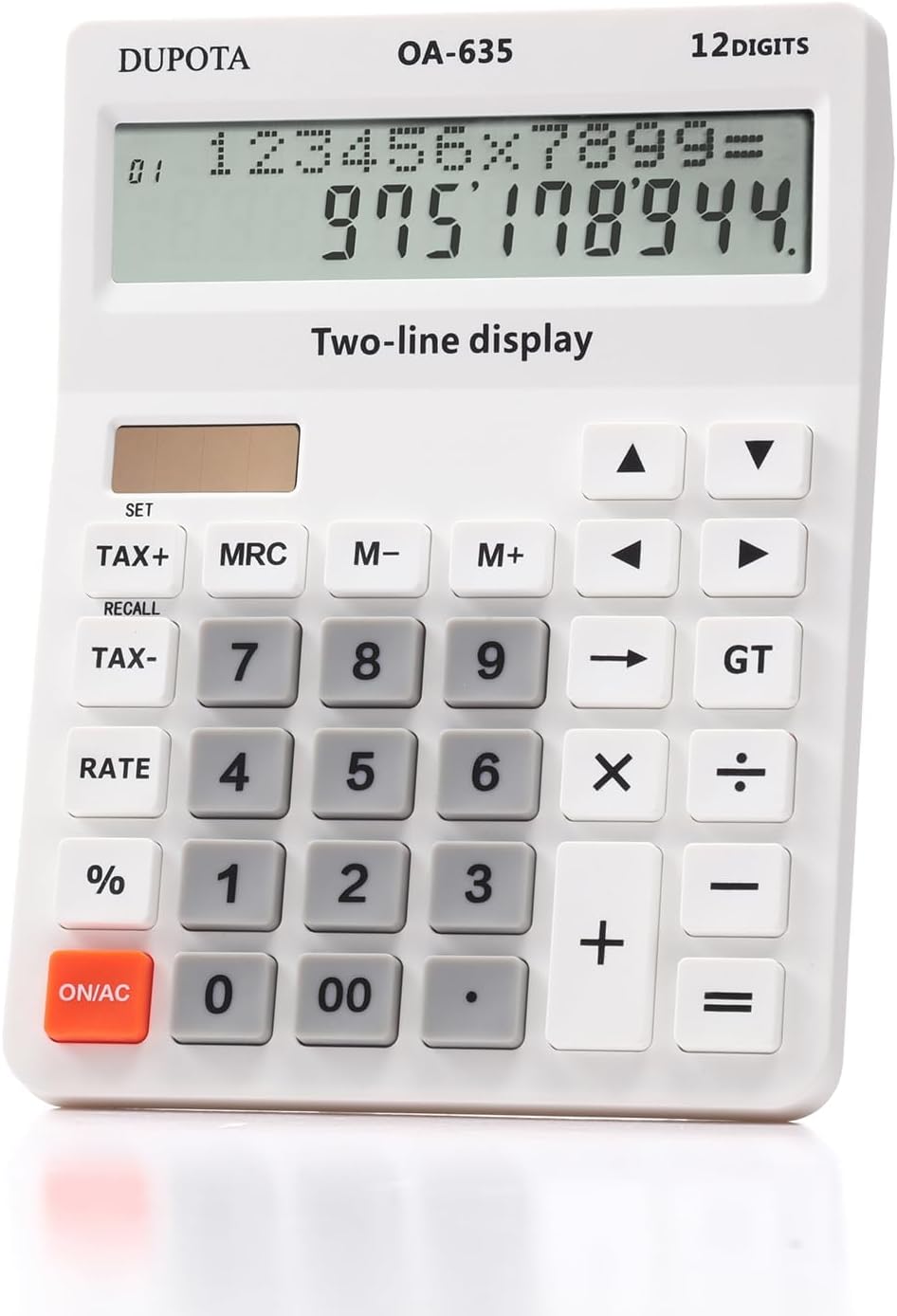 Home Office Tax - 12-Digit Desktop Calculator with Large Display,