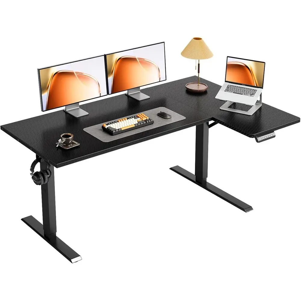 Standing Desk Electric - Electric L Shaped Standing Desk, 55
