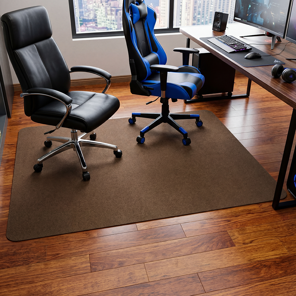 Home Office Rug - 90x120cm Office Chair Mat Non-slip Rug