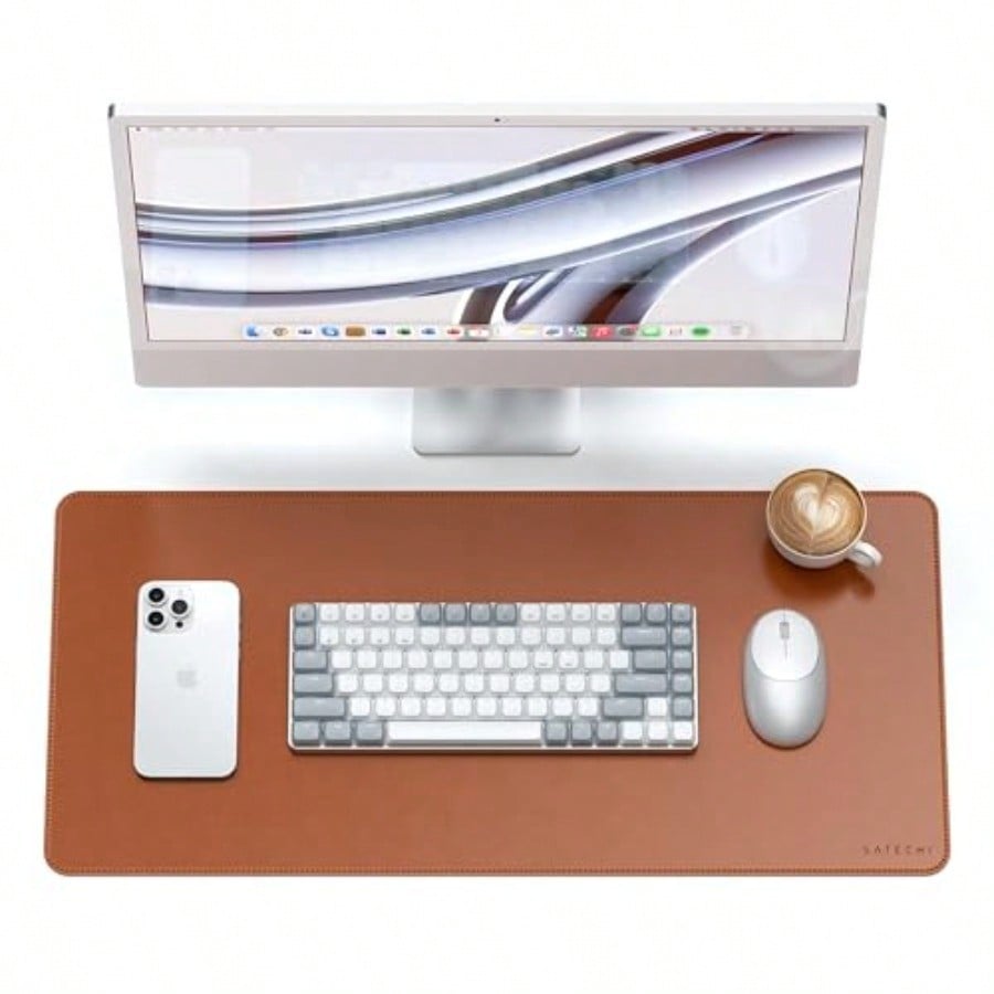 Desk Mat Leather - Leather Desk Mat Large Mouse Pad