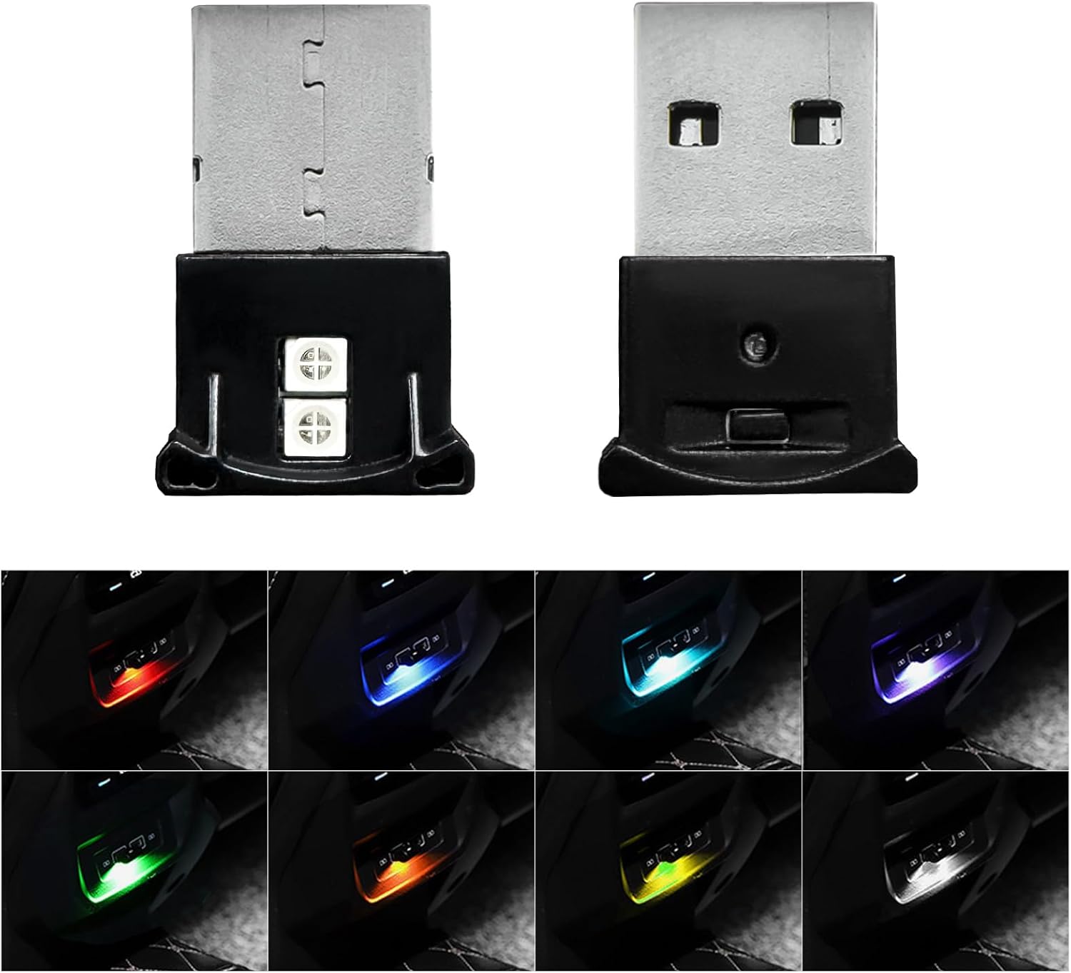 2PCS Mini USB LED Light, 8 Col - Home Office Keyboard recensie en prijs