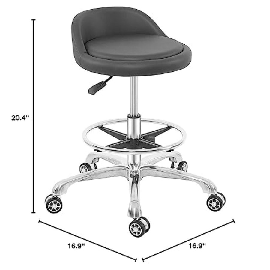 Rolling Stool Adjustable Draft - Free Home Office recensie en prijs