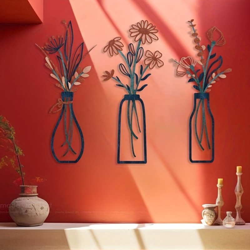 3 Large Floral Wall Art Sculpt - Home Office Interior Design recensie en prijs