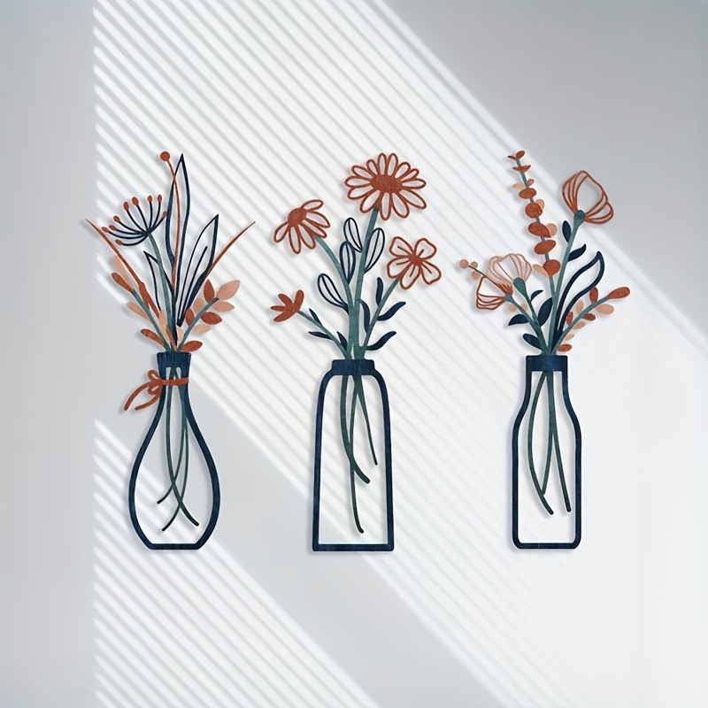 3 Large Floral Wall Art Sculpt - Home Office Interior Design recensie en prijs