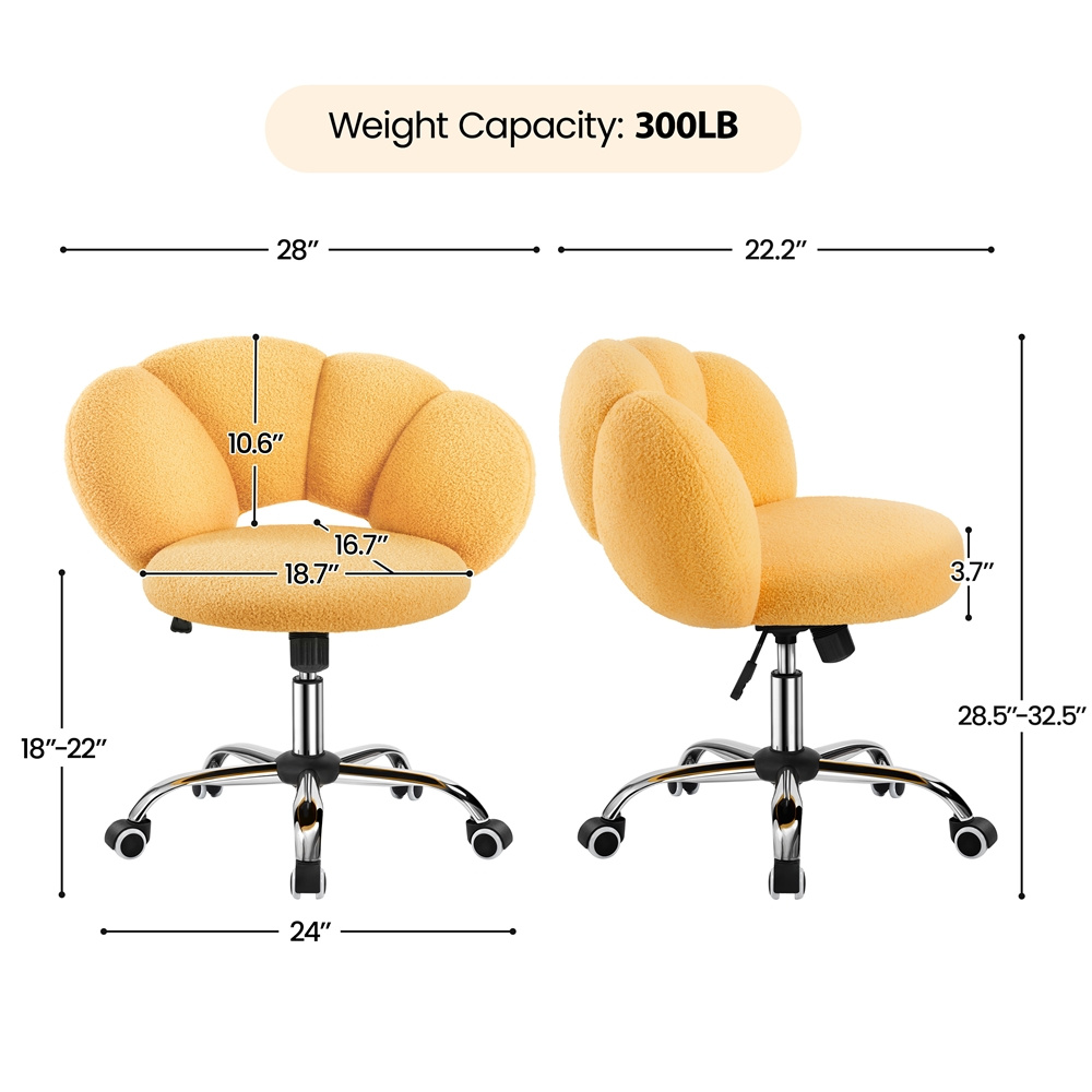 Cloud-Shaped Upholstered Vanit - Free Home Office recensie en prijs