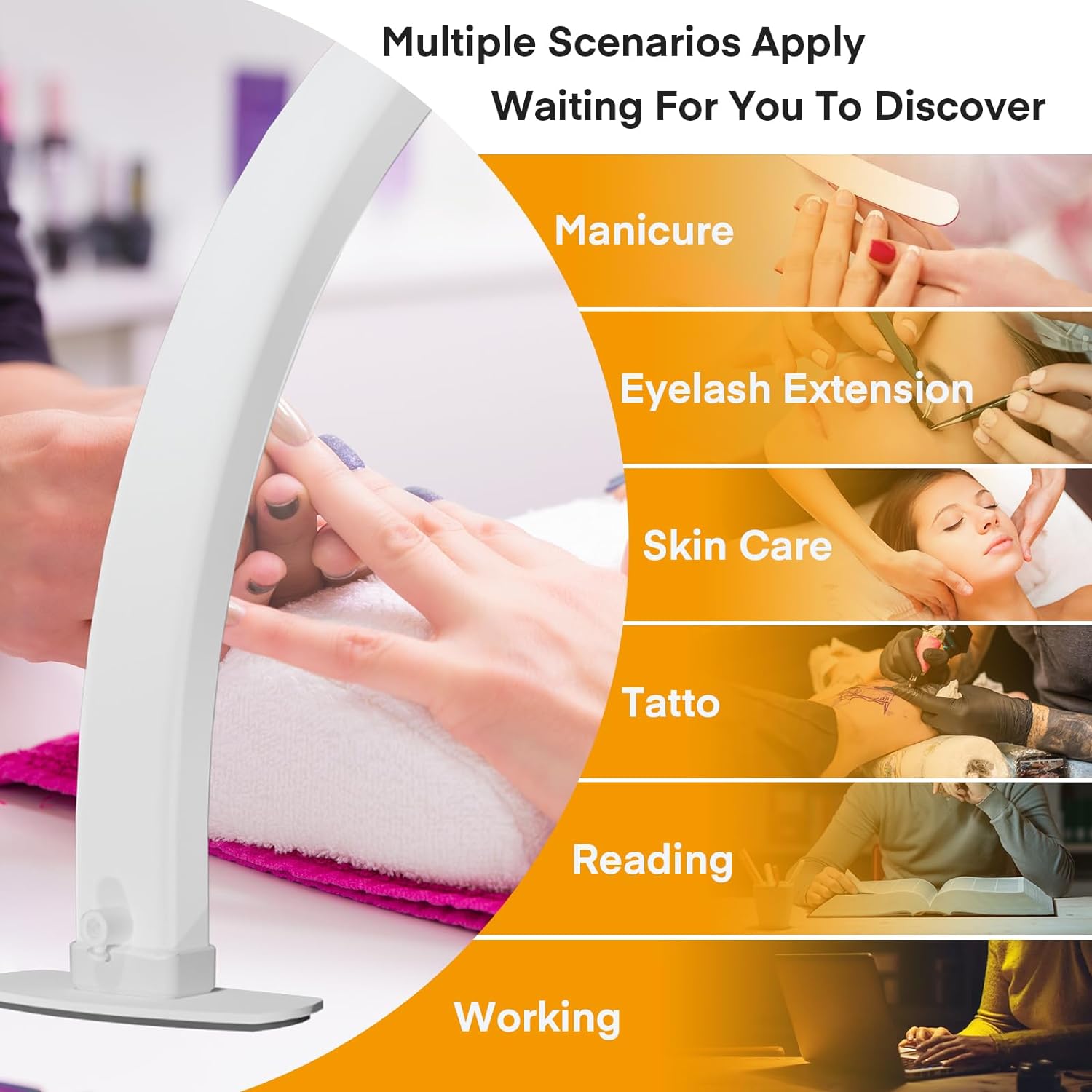Half Moon LED Light for Nail T - Standing Desk Electric recensie en prijs