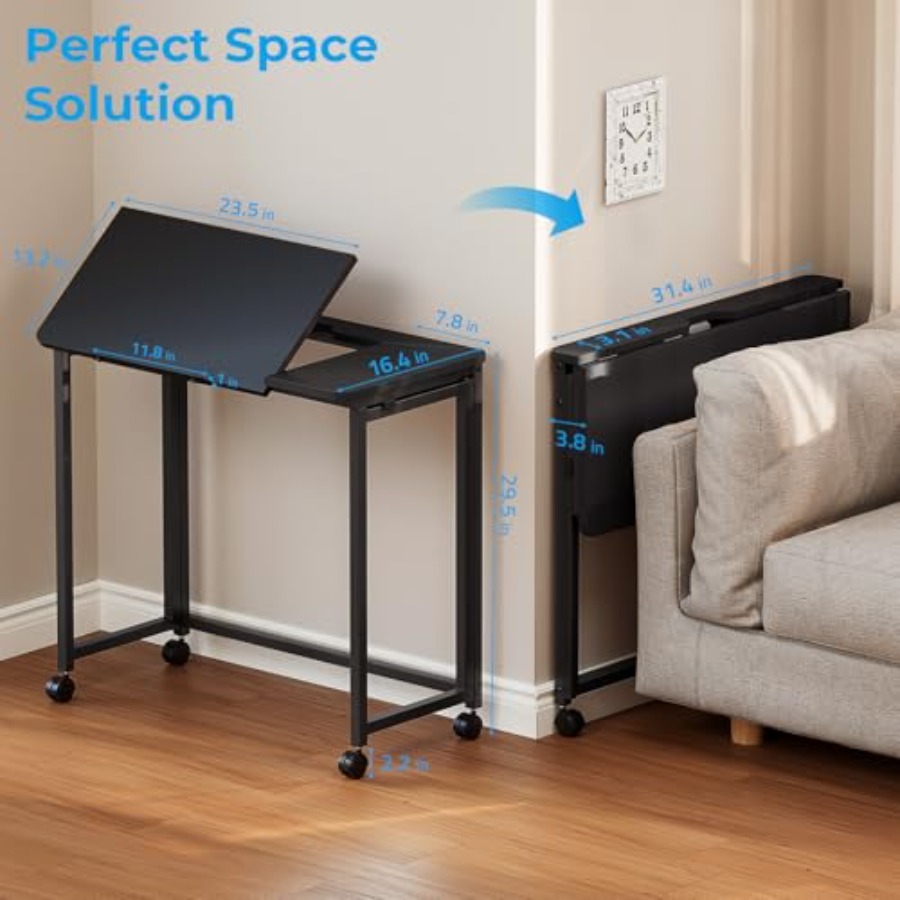 Folding Desk with Wheels 31.5  - Free Home Office recensie en prijs