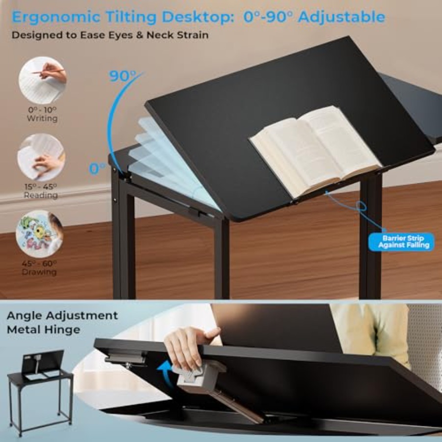 Folding Desk with Wheels 31.5  - Free Home Office recensie en prijs