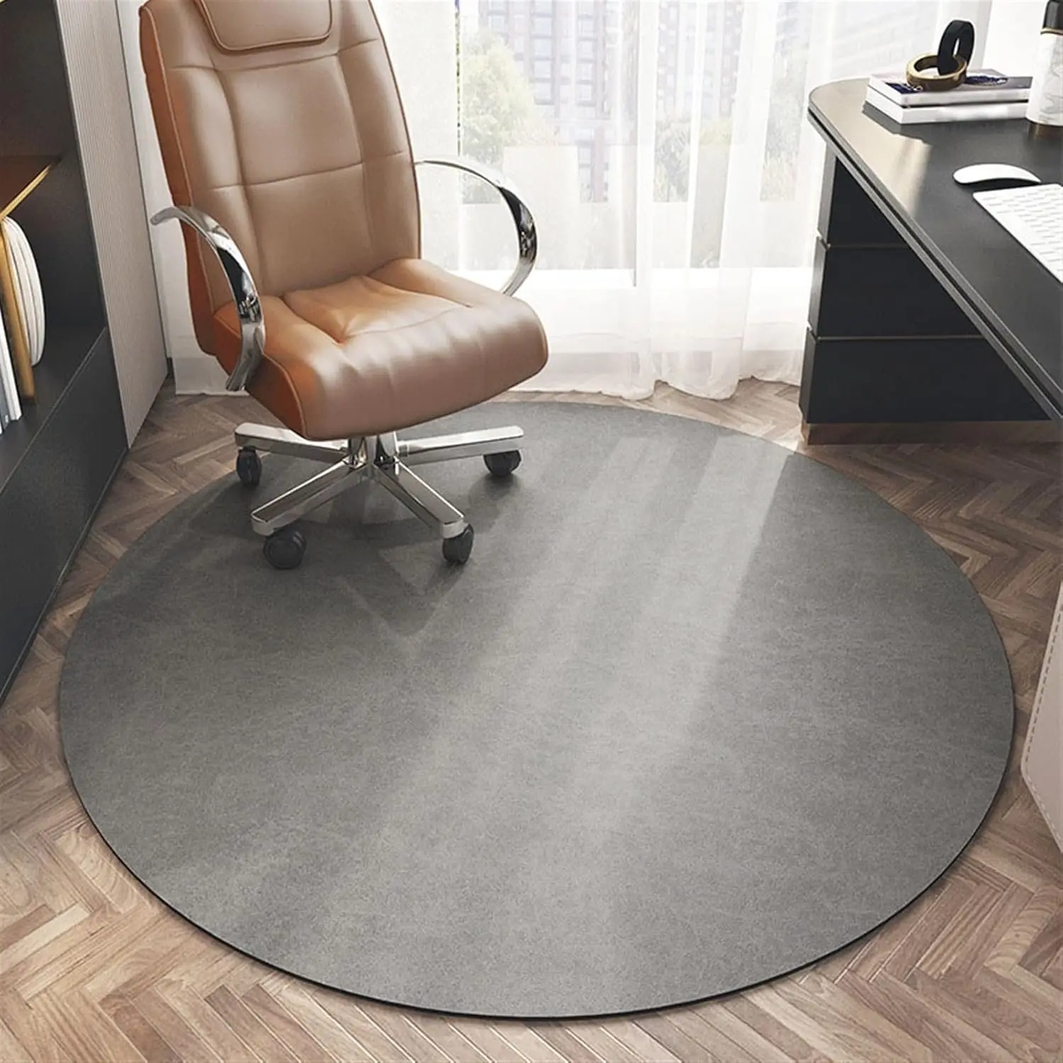 VIKAMA Vintage Round Rug - Sta - Home Office Rug recensie en prijs