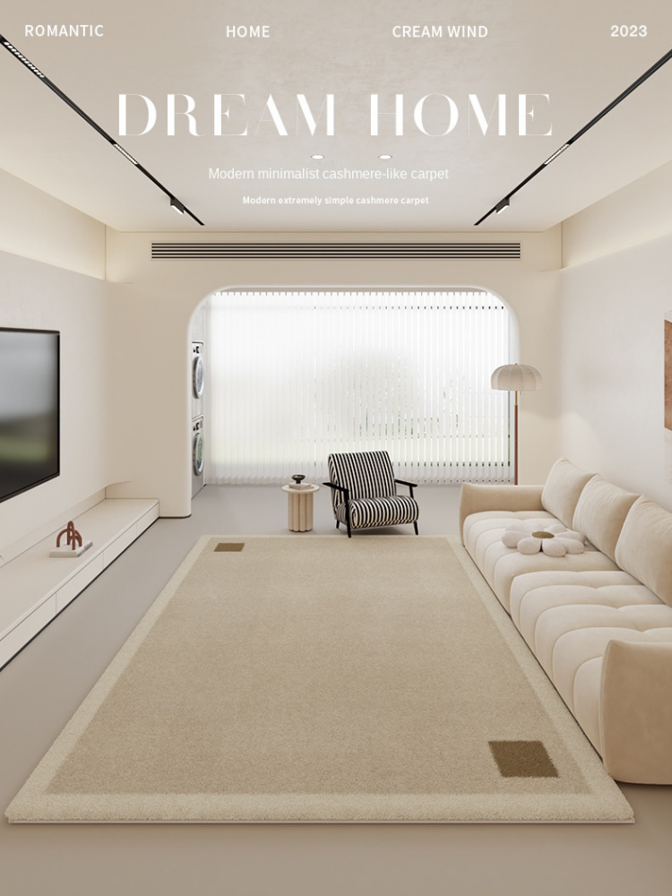 VIKAMA Light Luxury Cream Styl - Home Office Rug recensie en prijs
