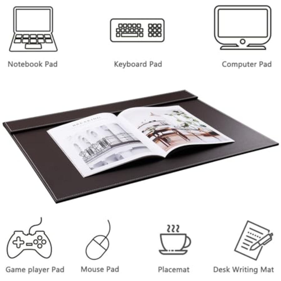 Ultra-Smooth PU Leather Desk P - Desk Mat Leather recensie en prijs