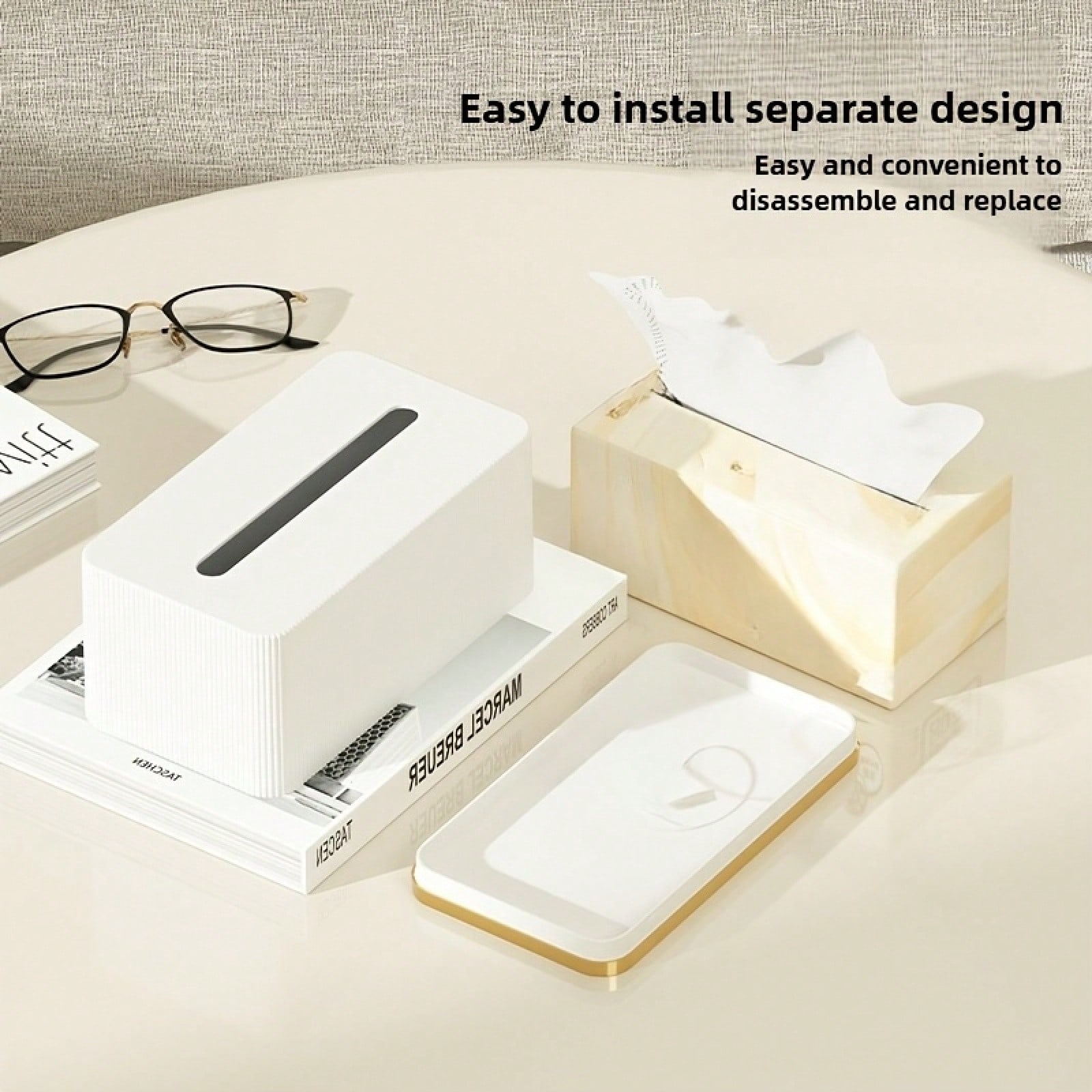 Luxury White & Golden Accent T - Home Office Interior Design recensie en prijs