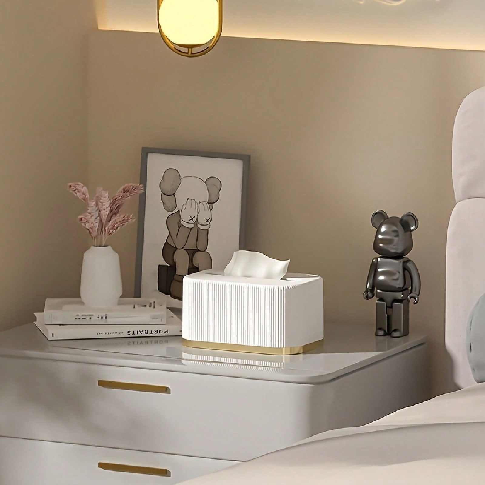 Luxury White & Golden Accent T - Home Office Interior Design recensie en prijs