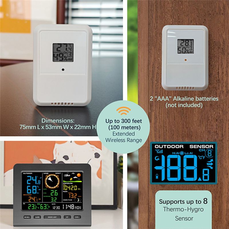ABJN-Wireless Weather Station  - Home Office Google recensie en prijs