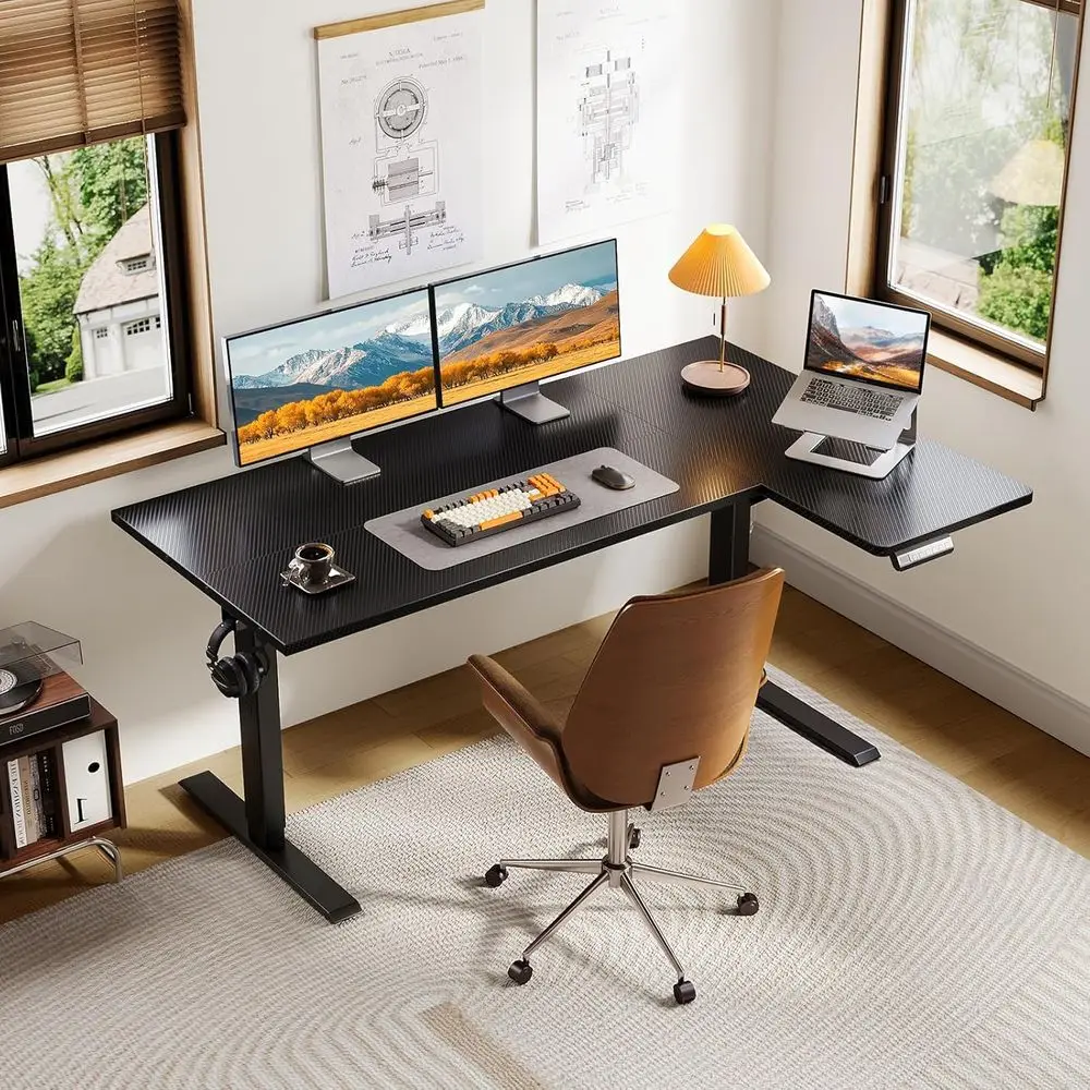 Electric L Shaped Standing Des - Standing Desk Electric recensie en prijs