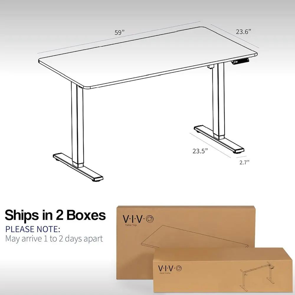 Electric 60 x 24 in Standing D - Standing Desk Electric recensie en prijs