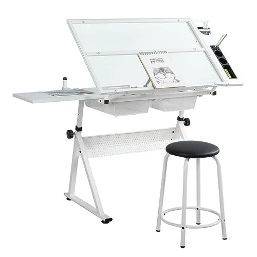 Drafting Table with Stool Mode - Free Home Office recensie en prijs