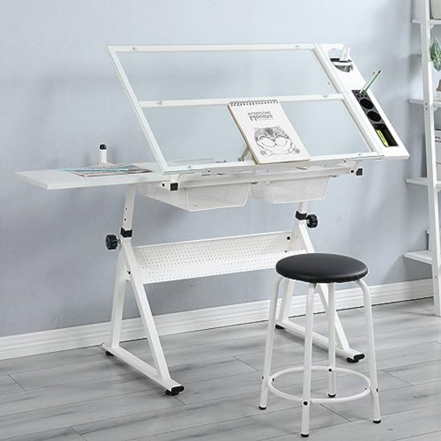 Drafting Table with Stool Mode - Free Home Office recensie en prijs