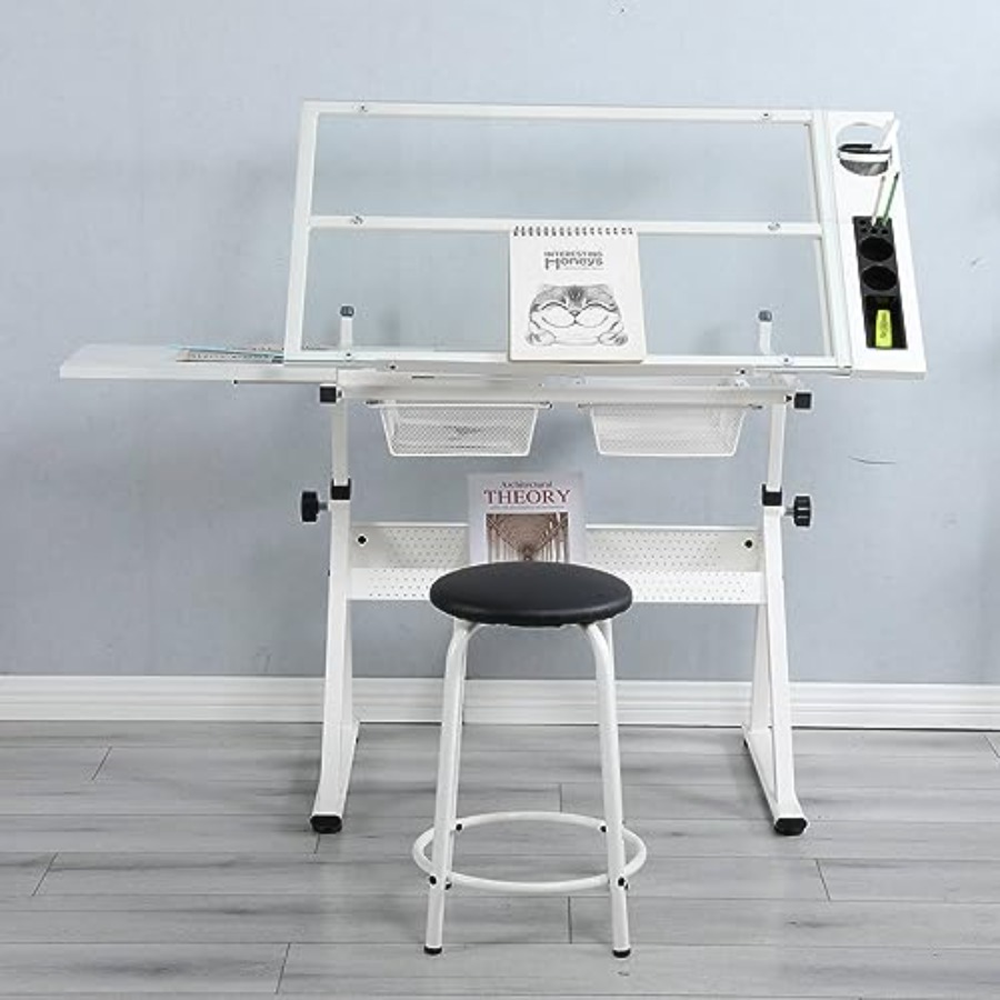 Drafting Table with Stool Mode - Free Home Office recensie en prijs