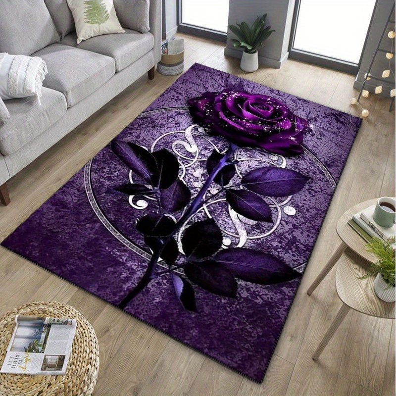 Purple Leaf Rug for Elegant Of - Home Office Interior Design recensie en prijs
