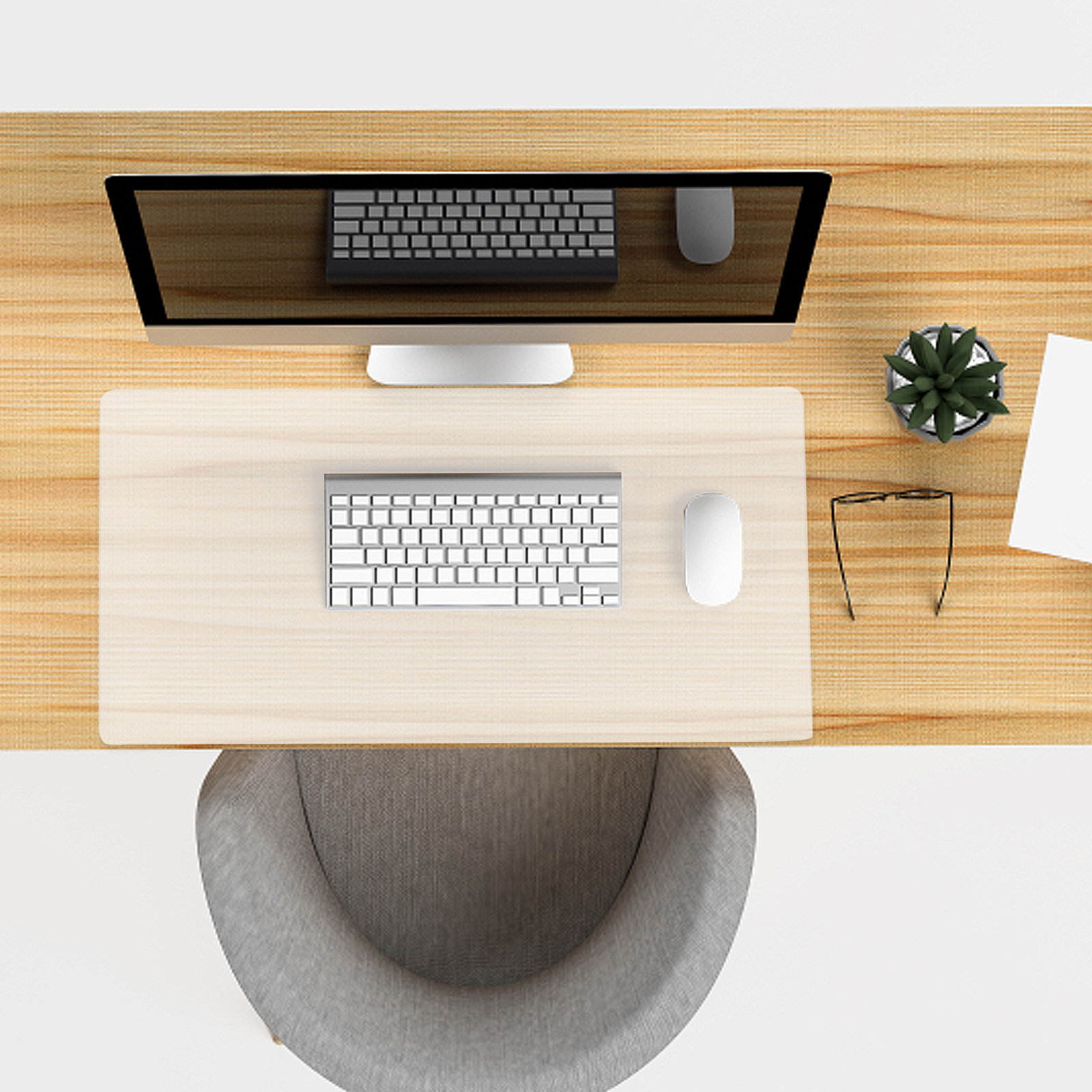 Clear Desk Protector Mat PVC T - Home Office Keyboard recensie en prijs