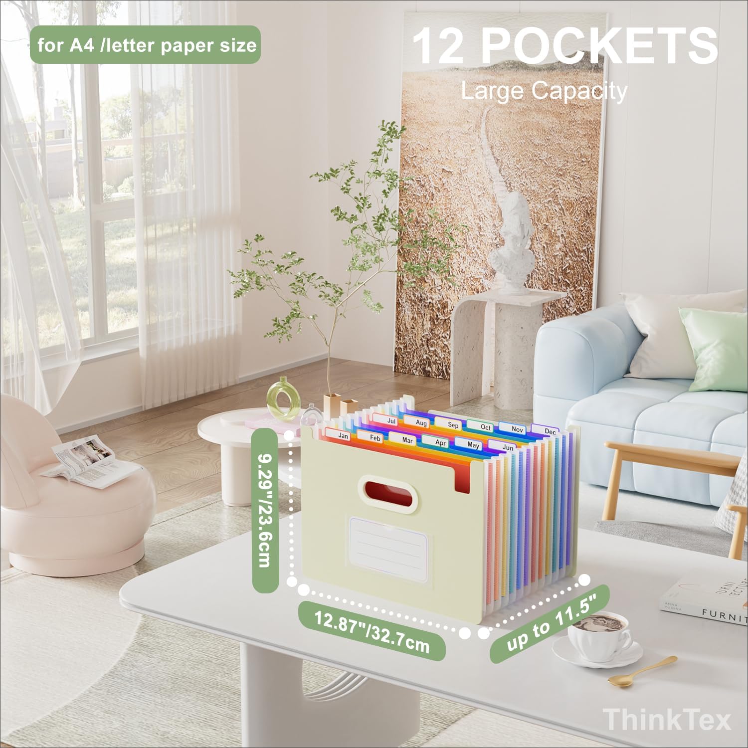 12-Pocket Expanding File Folde - Home Office Tax recensie en prijs
