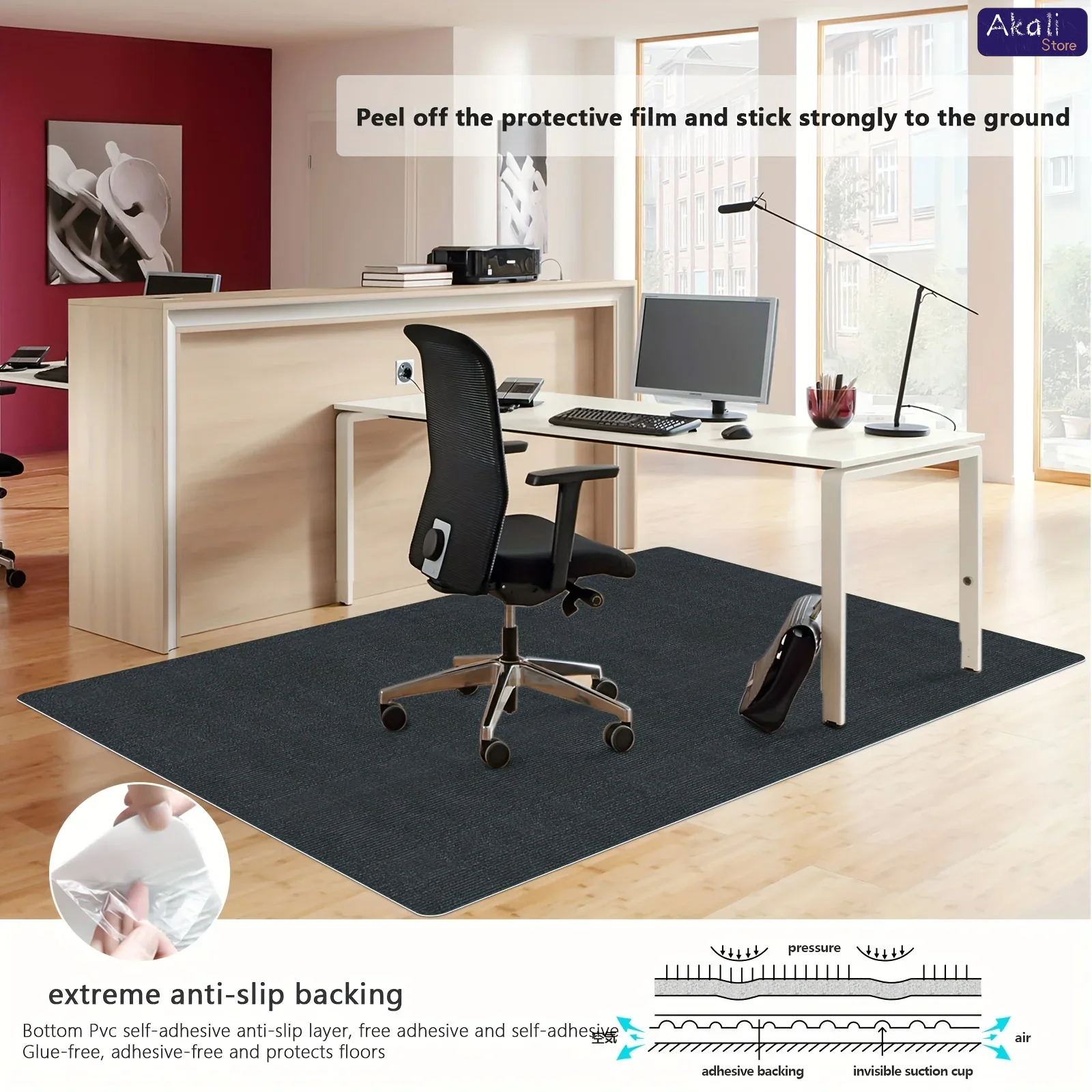 Large Size Office Chair Mat An - Home Office Rug recensie en prijs