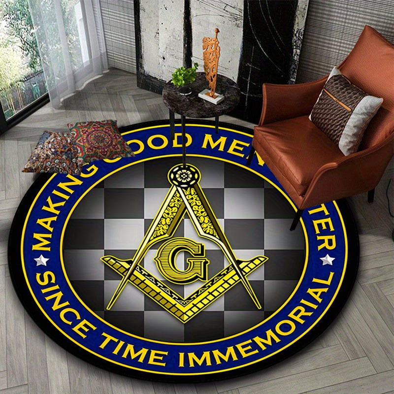 Freemason Square Compass G Log - Home Office Rug recensie en prijs
