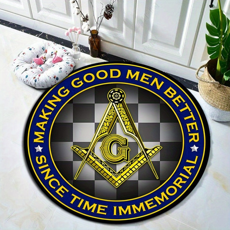 Freemason Square Compass G Log - Home Office Rug recensie en prijs