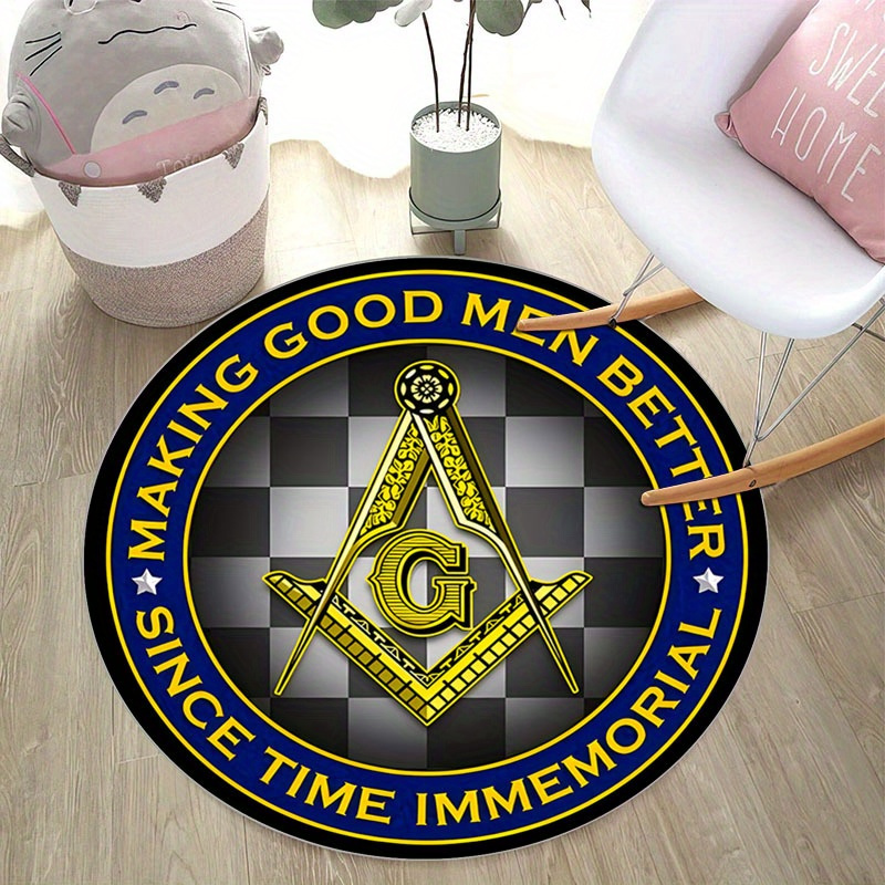 Freemason Square Compass G Log - Home Office Rug recensie en prijs