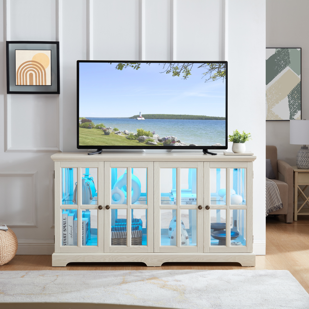 LED Curio Display Cabinet Vint - Free Home Office recensie en prijs