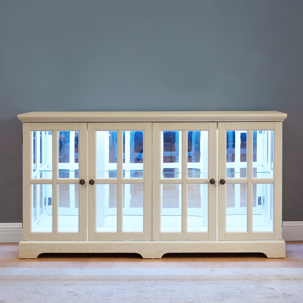 LED Curio Display Cabinet Vint - Free Home Office recensie en prijs