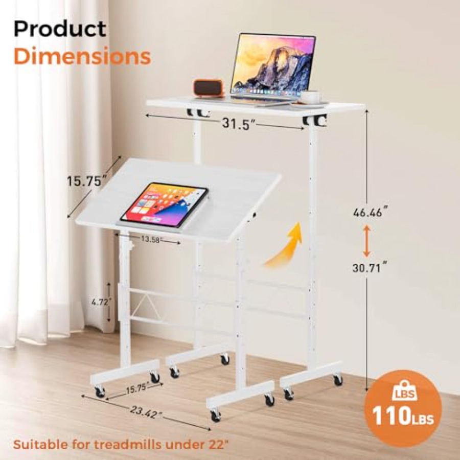 Standing Desk Adjustable Heigh - Free Home Office recensie en prijs