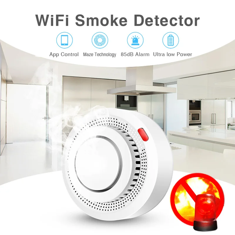 2 Pack Tuya Smart WiFi Smoke D - Home Office Google recensie en prijs