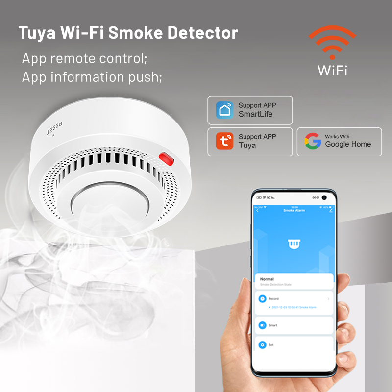 2 Pack Tuya Smart WiFi Smoke D - Home Office Google recensie en prijs
