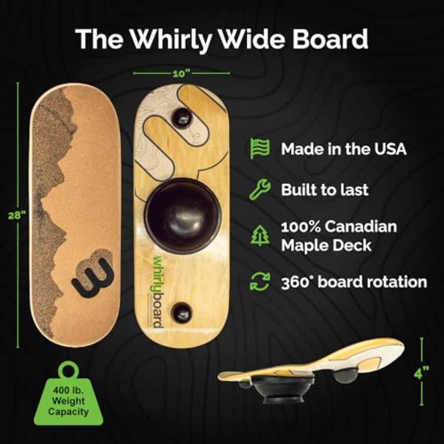 Whirly Board Wide Standing Des - Anti Fatigue Mat recensie en prijs