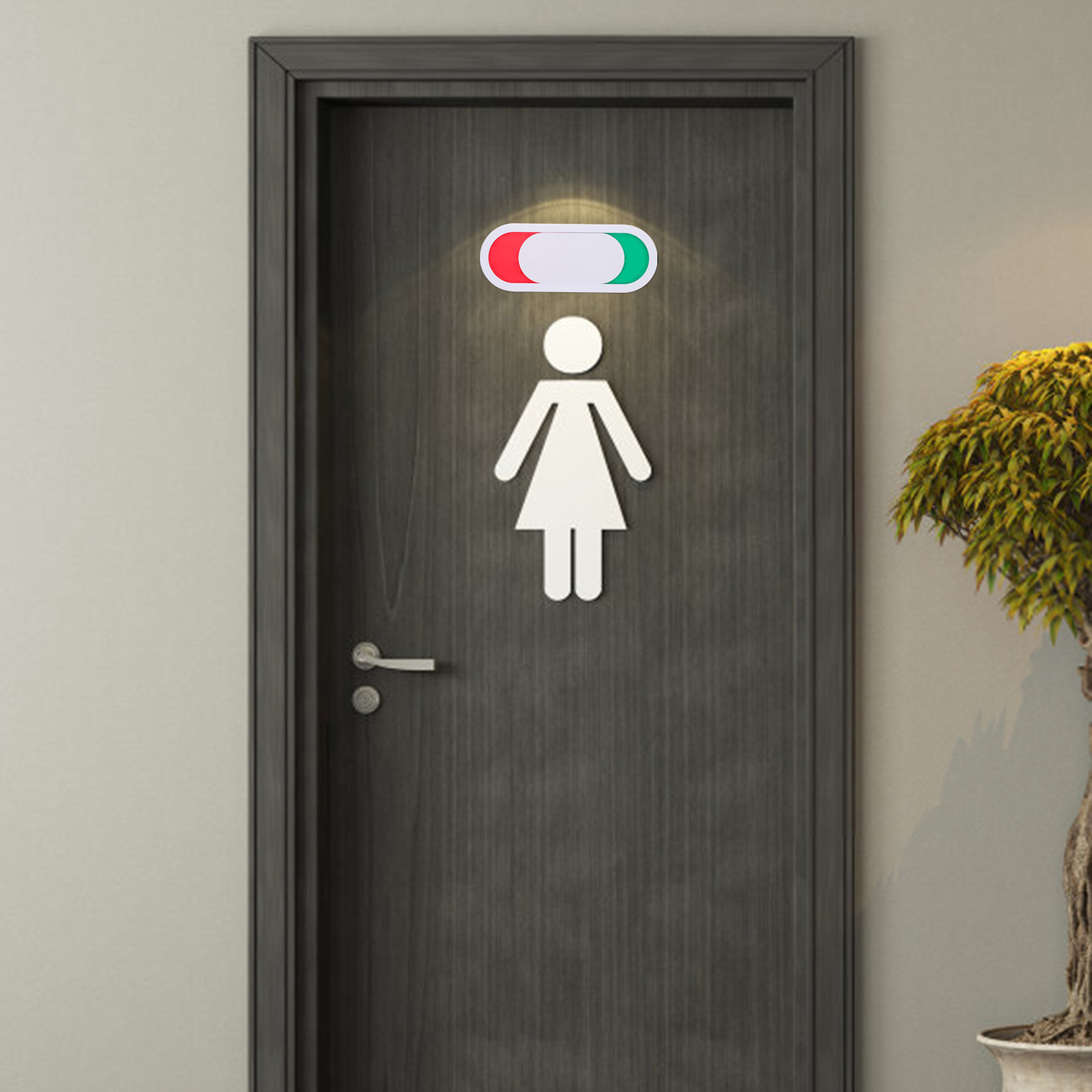 Toilet Slide Door Sign Premium - Home Office Vacantes recensie en prijs