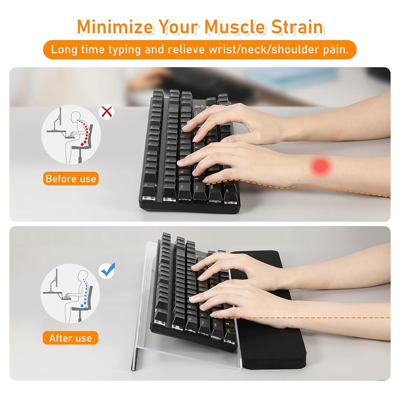 Computer Keyboard Stand , Acry - Home Office Keyboard recensie en prijs