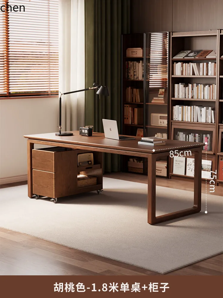 W5.19 Solid Wood Desk Study Ro - Free Home Office recensie en prijs