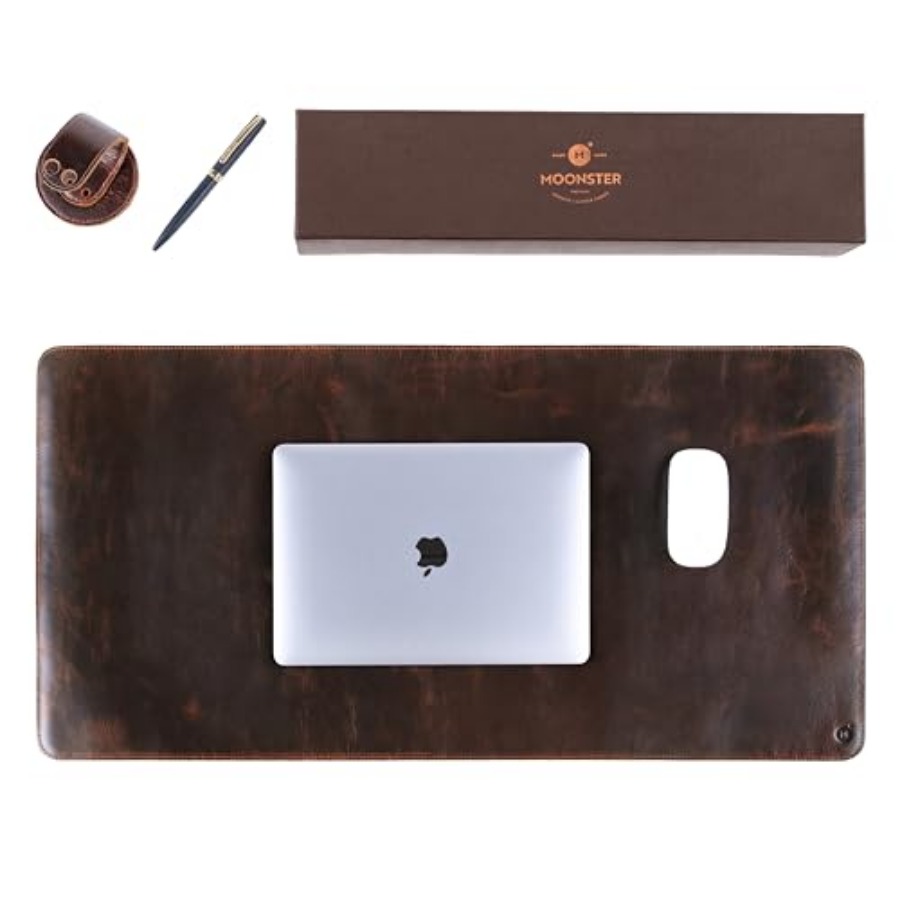 100% Full Grain Buffalo Leathe - Desk Mat Leather recensie en prijs