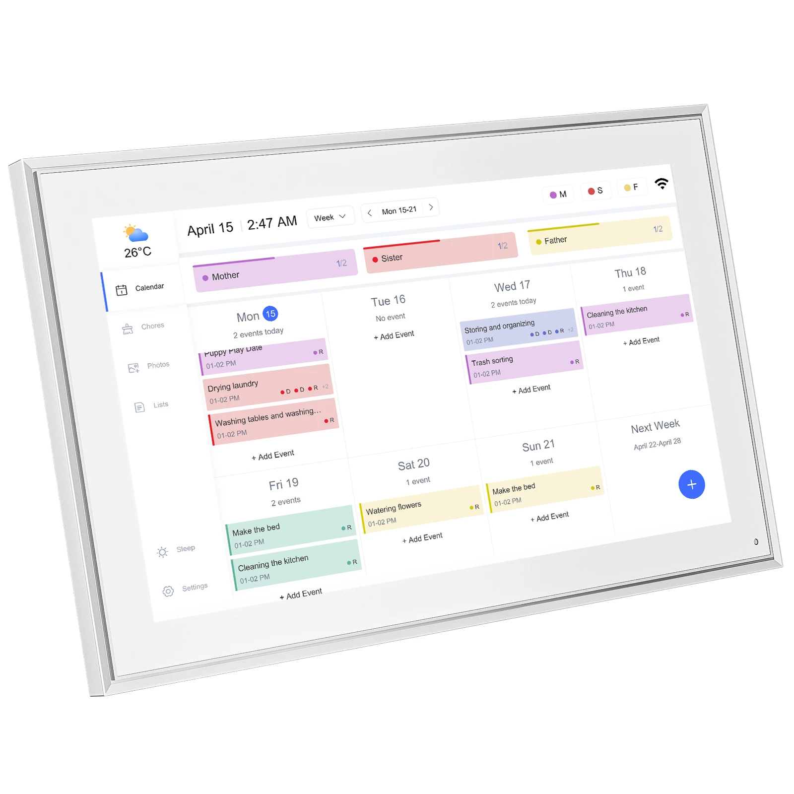 Home Smart Digital Calendar wi - Home Office Google recensie en prijs