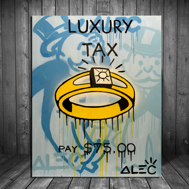 Alec Monopoly Luxury Tax Wall  - Home Office Tax recensie en prijs