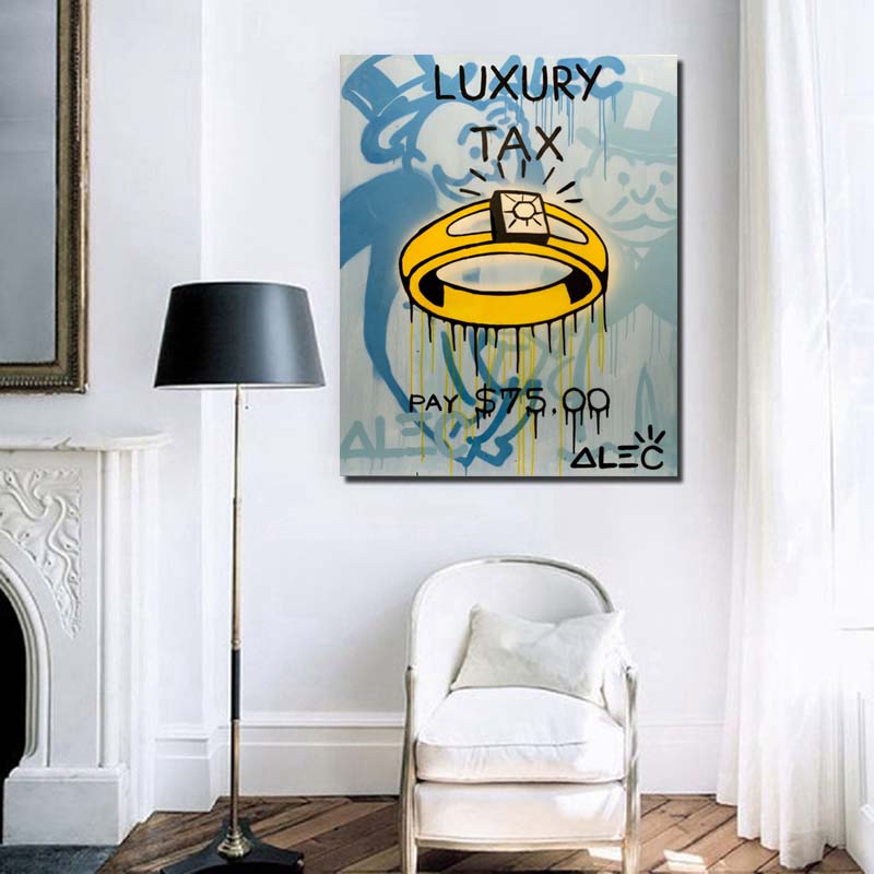 Alec Monopoly Luxury Tax Wall  - Home Office Tax recensie en prijs